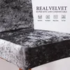 Stuhlabdeckungen 1PC Velvet Cover Magic Flexible Schöne farbenfrohe Stretch Elastic Spandex Esstisch für Küche El