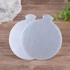 Gift Wrap 100Pcs Silver Cake Boards Thicken Paper Cupcake Dessert Displays Tray Disposable Cardboard Year Pastry Decor