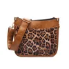 Sacs à bandouliers Domil Pu épaule STRAP LEOPARD SAG CROSSBOCK SAGE Personnalié pour femmes Animail Imprimé 1119051