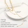 Chains Multi-layer Necklace Beads Chain Women's Neck Necklaces For Women Gold Silver Color Choker Jewelry