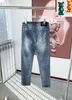 Jeans lila märke denim byxor mens designer jean män svarta byxor avancerad kvalitet rak broderad smal fit high street jeans