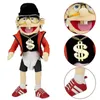 Stor Jeffy Puppet Plush Toy Game Singer Rapper Zombie Hand Muppet Plushie Doll Parent-Child Family Puppet Gifts for Fans Girls 240328