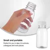 Distributore di sapone liquido 6pcs da 100 ml di bottiglie di latte piccoli succo di succo a prova di perdita di perdita di bevande portatile vuota bottiglia d'acqua in plastica