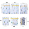 Çamaşır çantaları Ananas Baskı Fermue Çanta Çorap Giysileri için Polyester Yıkama Net