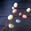 Feestdecoratie creatieve paase eierboom decor tak met schilderen eieren benodigdheden suplies