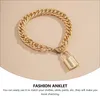 Ankletter Temperament Anklet gåvor för strumpare Summer Aluminium Hollow Foot Chain