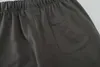 Tik tok influencer samma designer märke ren bomull dubbel linje reflekterande ess high street capris löst dragsko florida strand shorts mens mode