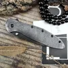 KS 1660 Ken Onion Leek Flipper folding Pocket Knife Stone Washingハンドル戦術的な屋外狩猟サバイバルEDCマルチツールキャンプフルーツナイフ