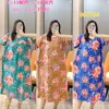 Pajamas Womens Short-sleeved Milk Silk Nightdress Summer Plus Size Cross-border Foreign Trade Southeast Asia