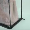 Kosmetische Taschen Staubdichtes Handtasche Aufbewahrungsbeutel Transparent Hanging Cover mit Reißverschluss mit hoher Kapazität Organisator