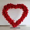 Party Decoration 8ft Hoop Balloon Double Layer Heart Shape Loop Flower Arch Po Booth Backdrop Stand