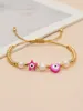 Strand go2boho Brotle Bead Bracelet Breewater Pearl Shell Eye Star Heart Charm Модные украшения дружбы для девочки -подростка