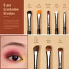 Jessup Eye Makeup Brushes SetProfessional Makeup BrushSynthetic Eye Blending Brush Eyeshadow Brush Eyebrow Crease Shader T341 240326