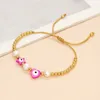 Strand go2boho Brotle Bead Bracelet Breewater Pearl Shell Eye Star Heart Charm Модные украшения дружбы для девочки -подростка