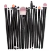 15Pcs Makeup Brushes Set Professional Plastic Handle Soft Synthetic Hair Powder Foundation Eyeshadow Make Up Brushes Cosmetics