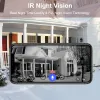 Deurbel wifi videobell camera cmos sensor detectie infrarood nacht visie realtime monitor cloud opslag waterdichte functie