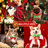 Hundekleidung 60pcs handgefertigte Bowties Weihnachten Haustier Bogen Katze Hunde Festival Krawatten Krawatte Urlaub Schmuckzubehör