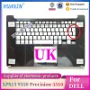 Carte nuove originali per Dell XPS 15 9550 Precision 5510 M5510 P56F Laptop Palmrest Copertura della custodia Palmrest 0D6CWH D6CWH Nero