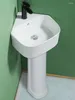 Bathroom Sink Faucets Small Apartment Wall-Mounted Wash Basin Balcony Corner