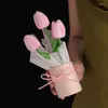 Dekorativa blommor simulerade tulpan Eternal Dry Flower Festival Presentbilmonterad kontorsdekoration födelsedag