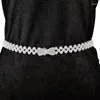 Gürtel Frauen in der Perle Pearl Taille Kette Süßes Seal Elastic Belt Decorative Accessoires