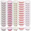 Disposable Cups Straws 500 Pcs Baking Accessories The Gift Mini Cake Liners Greaseproof Christmas Wrapping Paper Small Supplies Elder