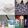 Decorative Figurines 100pcs Clear Fake Crushed Ice Rocks Cubes Acrylic Vase Fillers For Party Wedding Decorations Decorated With