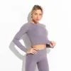 2 -delige yoga set gym kleding dames met schroefdraad tracksuit crop top bh high taille leggings workout kleding voor vrouwen sportpak 240319