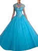 2019 paillettes scintillantes Crystal Quinceanera Robes Nouvelle image vraie chérie lacet up sweet 15 ans Robes de bal princesse avec JA7372048