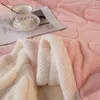 Blankets Three-Layer Blanket Duvet Thickened Winter Warm Double Coral Fleece Flannel Bed Sheet Sofa Nap