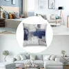 Pillow Blue Gray Abstract Throw Christmas Cases Sofa Covers For Living Room