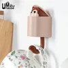 Hooks Funny Squirrel Keys Decorative Holder Wall Door Mounted Self Adhesive Home Storage Organization Bathroom Kitchen Organizer