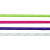 Hangers Coolstring Children Size 7MM Reflective Flat Rope Luminous Strips Canvas Sneaker Boot Night Glowing Cordon 60-100CM Reflect Lace