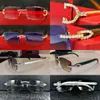 Iced Out Men Glasses Bling Moissanite Diamond Solglasögon Box Mirror Hip Hop Märkes smycken Rapper Original 1 st