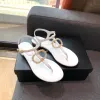 Sandaal Casual Luxe schoenen Flip Flops Walk Hike Outdoor Flat Hasp Slippers Zomer sexy kanaal Zonnige designer Slide Loafers Sandale Mule Mule Women Beach Shoe Sliders