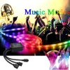 RGB 5050 Neon USB Room Decor Music Mode for TV Background Bluetooth LED Lights with 44 Keys Remote Tape for Bedroom Decoration