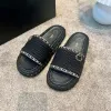 Mule Loafer Sliders Men Walk Hot Straw Weave Sandaal Casual schoenen Slipper kanaal Slide Summer Women Luxe Designer Platform Schoen Sandale Sexy Mooie buitenstrand