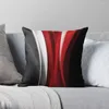 Couvercles de canapé à lancer rouge et blanc