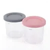 Opslagflessen 2/4 stks Ice Cream Pints Cup -containers met deksels voor Ninja Creami NC301 NC300 NC299AMZ -serie Maker