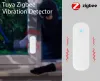 Detector Tuya Zigbee Sensor de vibración inteligente Sistema de protección de seguridad para el hogar Smart Sistema de protección de la puertas Alarma antirrobo Alarma Real Monitoreo