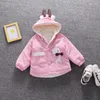 Down Coat Girls Padded Cotton Clothes 2024 Winter Style Children CHILDREN'S Cartoon Deer Thick Cotton-padded Jacket