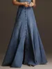 Женские женские женские джинсовые платье с винтажным квадратным воротником засох