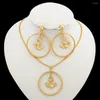 Brincos de colar Definir jóias simples para mulheres Projeto pendente e acessórios adoráveis para festas