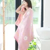 Towel Adults Bath Towels Pure Cotton GauzeFloral Large Soft Absorbent Women's Household Bathroom Beach Wrapped 70 140cm