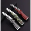 Creative Gun Dual Flames Lighter Refillable Butane Without Gas Jet Flame Lighter Smoking Accessories Gift for Men Dropshipping Suppliers