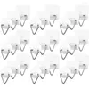 Decoratieve platen 60 PCS Plaathouders Po frame Picture Hook Hooks Plastic Hanger Hangers