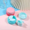 Storage Bottles 2 Pcs Toiletries Silicone Container Travel Toiletry Containers Creams Silica Gel Pots