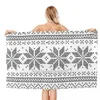 Serviette belle tricot traditionnel 80x130cm baignoire imprimée brillante adaptée au cadeau de souvenirs de la tournée