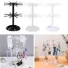 Decoratieve platen Kleine hanger Display Rack Fashionable Roterende Keychain Holder voor bureau