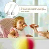 Ложки 2 ПК Spoon для детской посуды Детские щенки поставки поставки поставки самостоятельного кормления.